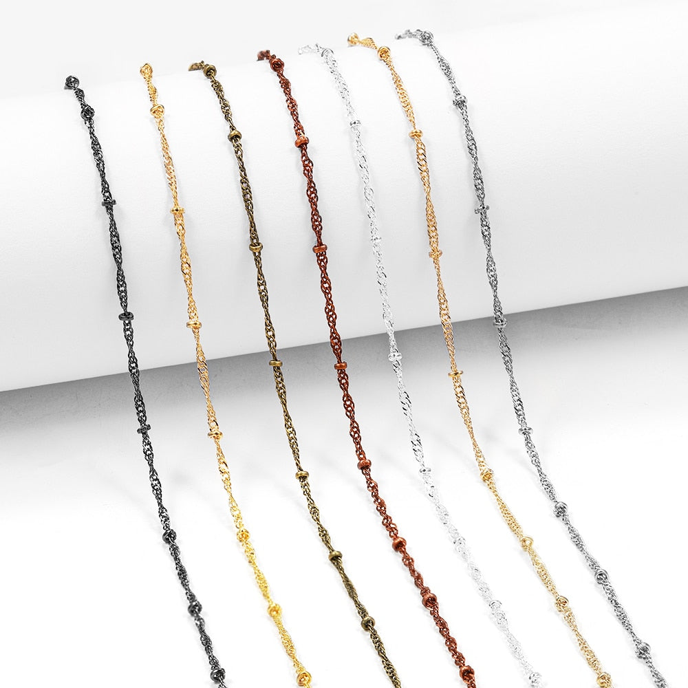 1.8mm Ball Chain Necklace Bead, 5m lot