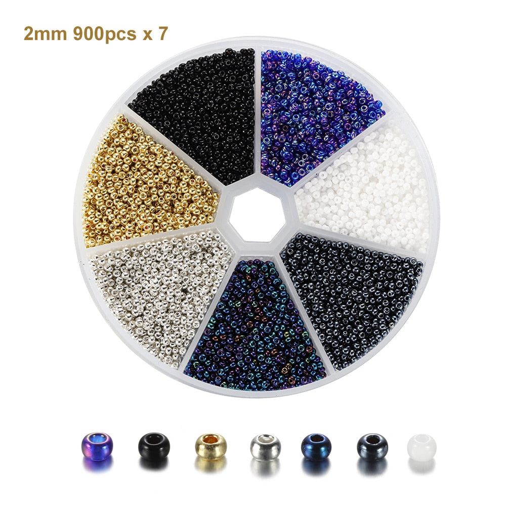 Wholesale 2mm Czech Glass Seed Beads Set