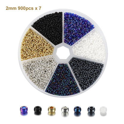 Czech Glass Seed Beads Duo