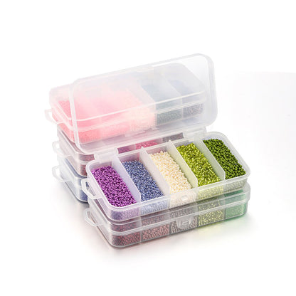 Czech Crystal Spacer Beads Set, 9000pcs