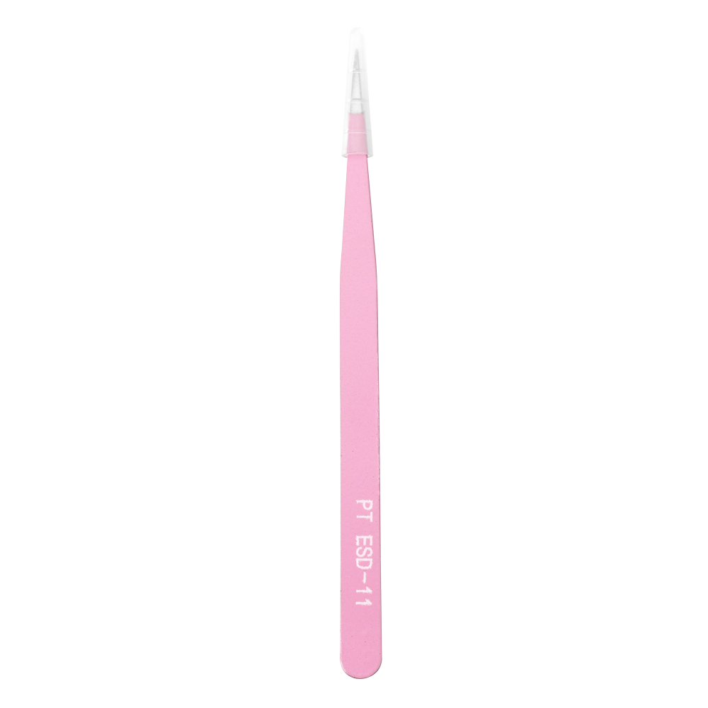 3-Color Bent Nose Tweezers, 1pc