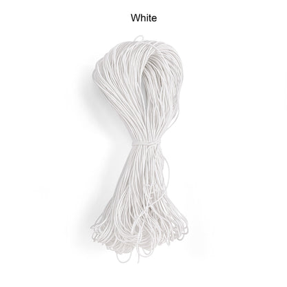 1 mm Polyester Braided Rope, Beaded Cord Wax, 65m lot