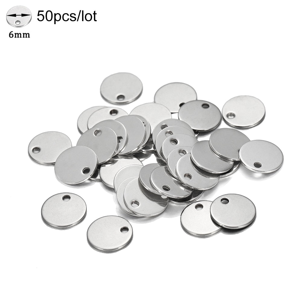 20Pcs Gold/Rose Gold Stainless Steel Charms