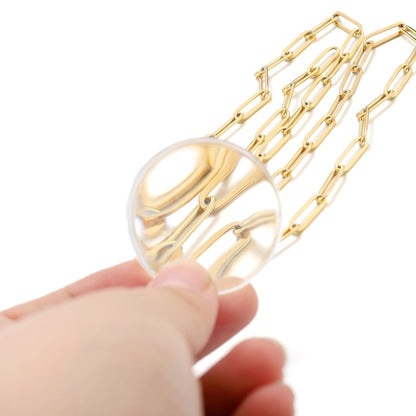 Stainless Steel Chain, Rolo Cable Chain, 1 Meter