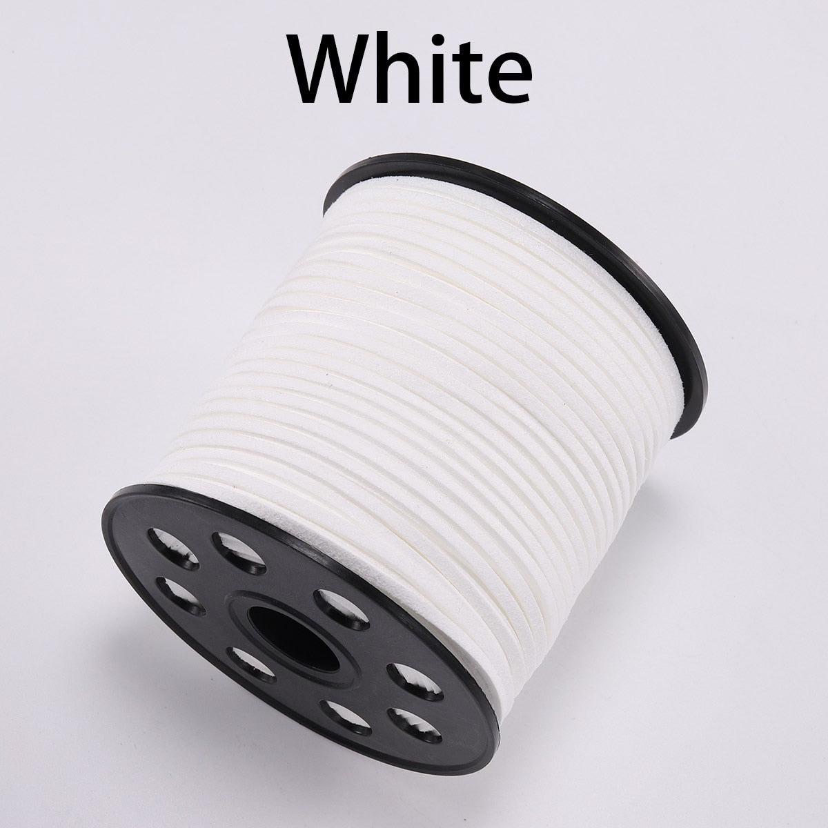 2.5 mm Flat Faux Suede Braided Cord Korean Velvet Leather, 10m lot