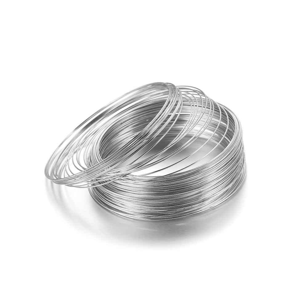 0.6mm Memory Beading Steel Wire, 100 Loops