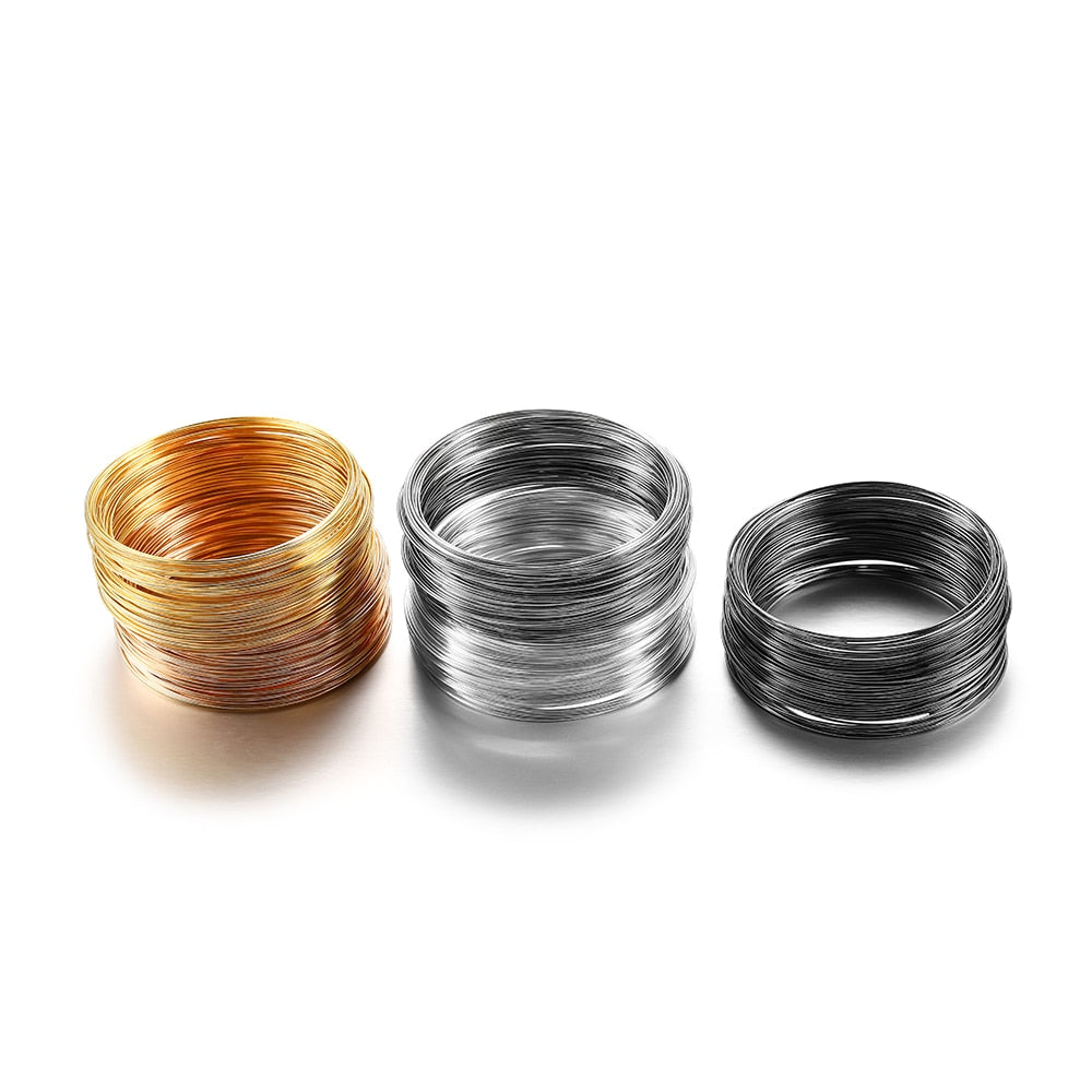 0.6mm Memory Beading Steel Wire, 100 Loops