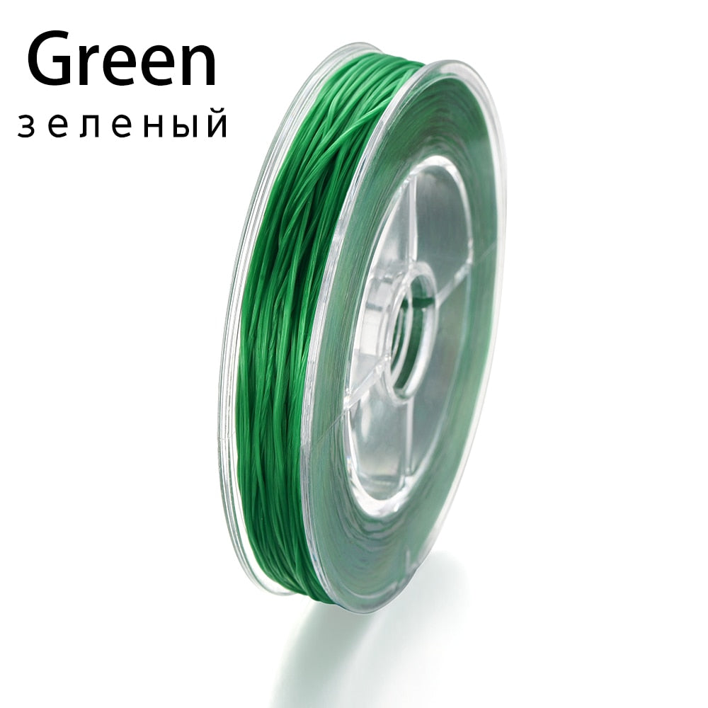Flexible Beaded Elastic Cord, 50 Meters