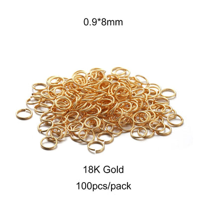 4-10mm Steel Jump Ringsб 50-200pcs