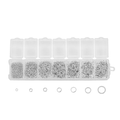 Open Jump Ring Connectors Set, 1370pcs