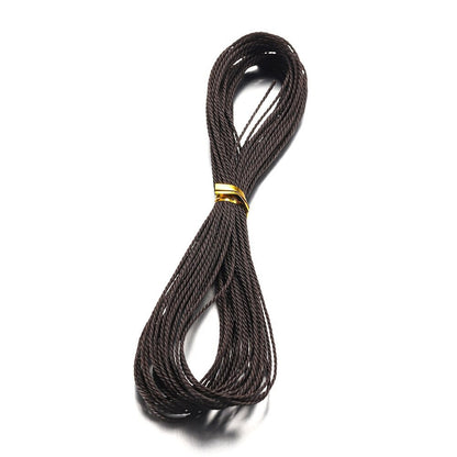 1mm Waxed Cotton String Beading Cord, 10m