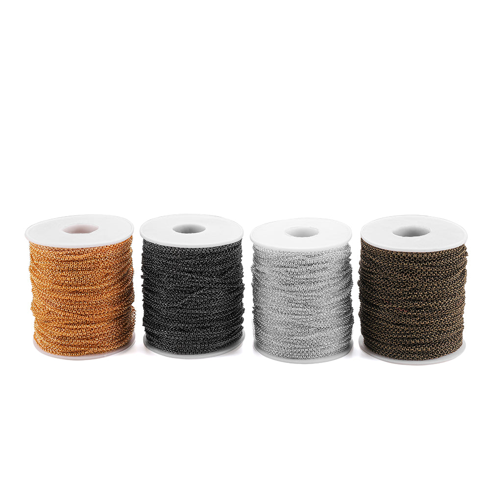 2-5.8mm Bulk Rolo Chain, 5m lot