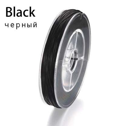 Flexible Beaded Elastic Cord, 50 Meters