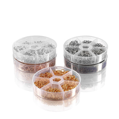 Mixed Color Jump Ring Set, 970pcs