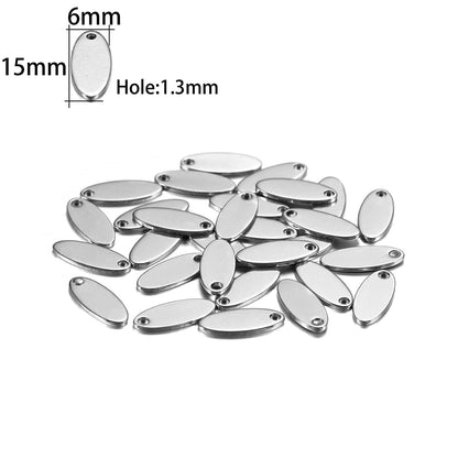 20Pcs Gold/Rose Gold Stainless Steel Charms