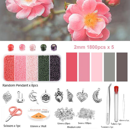 Czech Crystal Spacer Beads Set, 9000pcs