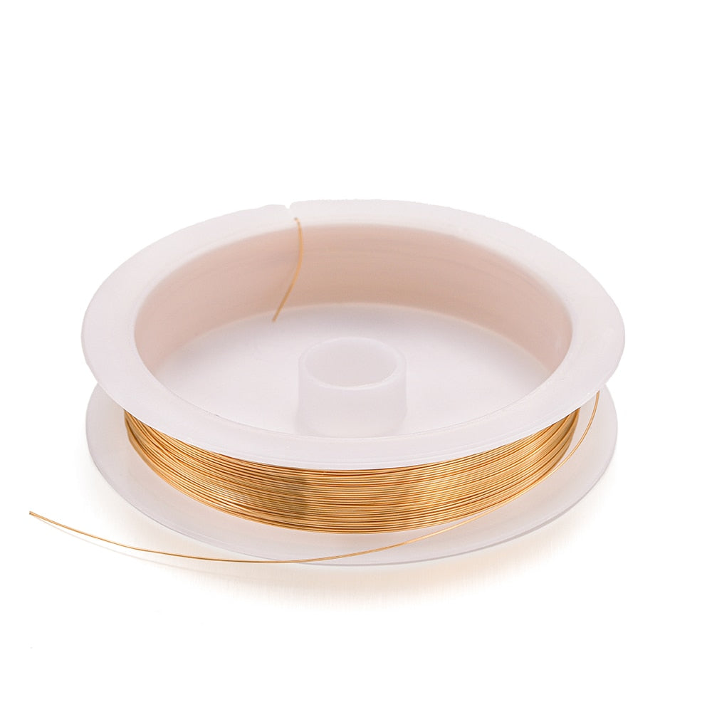 Copper Wire "Never Fade", Thread Metal String Wire - 7 Rolls