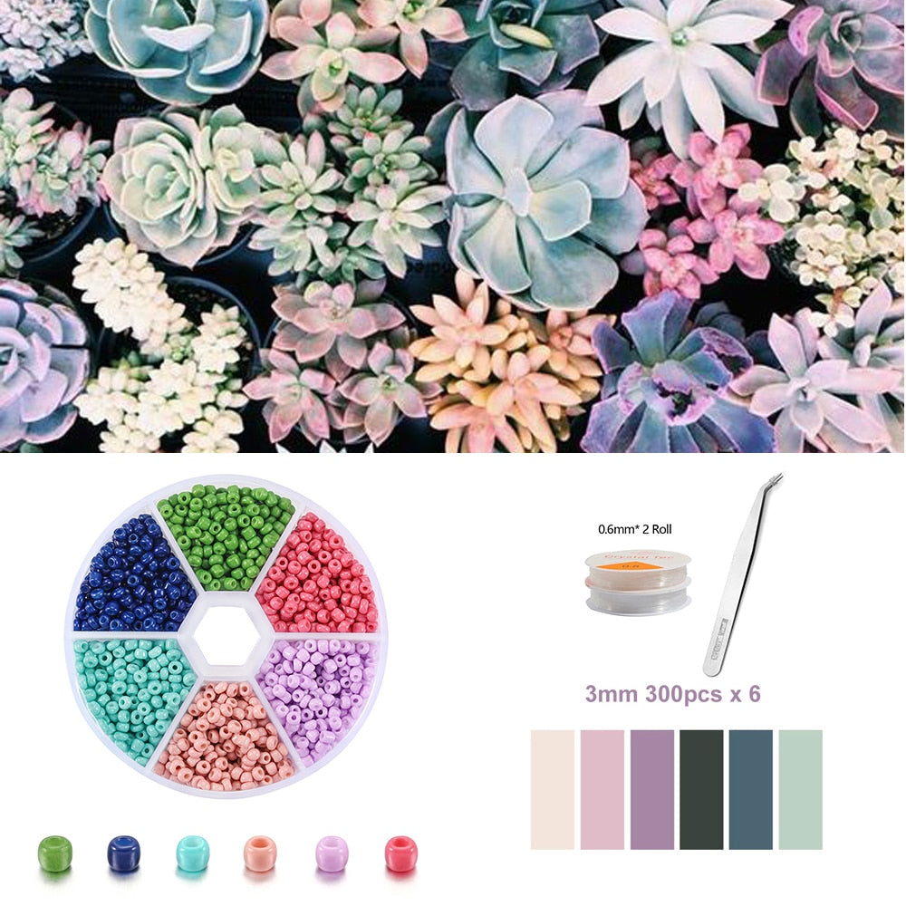 2-3mm Seed Beads Jewelry Kit