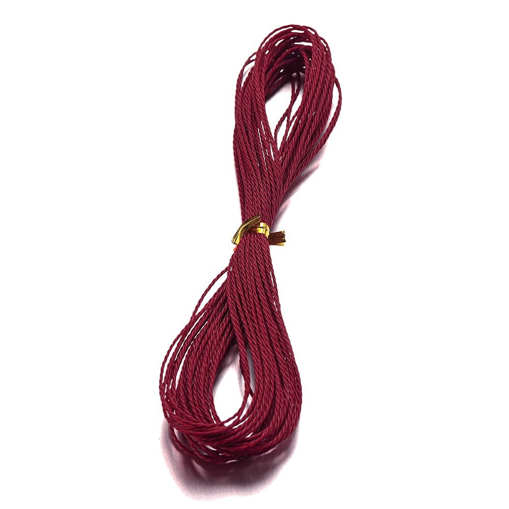 1mm Waxed Cotton String Beading Cord, 10m
