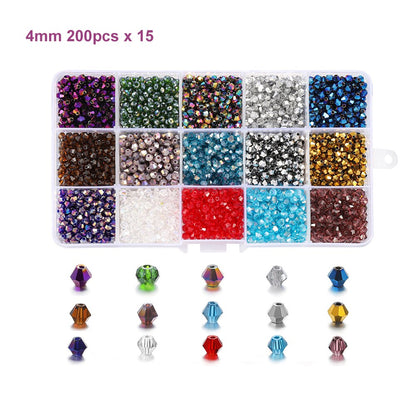 3mm Charm Beads 9000pcs Box Set