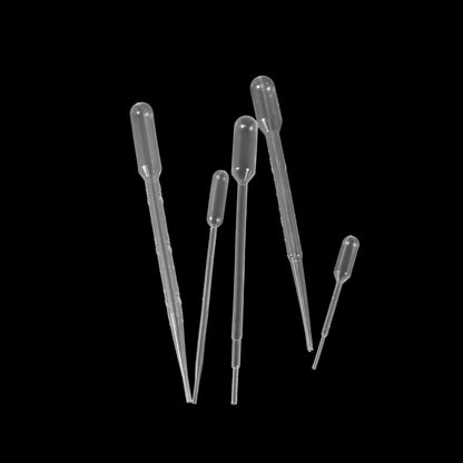 20-200Pcs Plastic Disposable Squeeze Pipettes, 0.2-3ML for Resin Jewelry Making