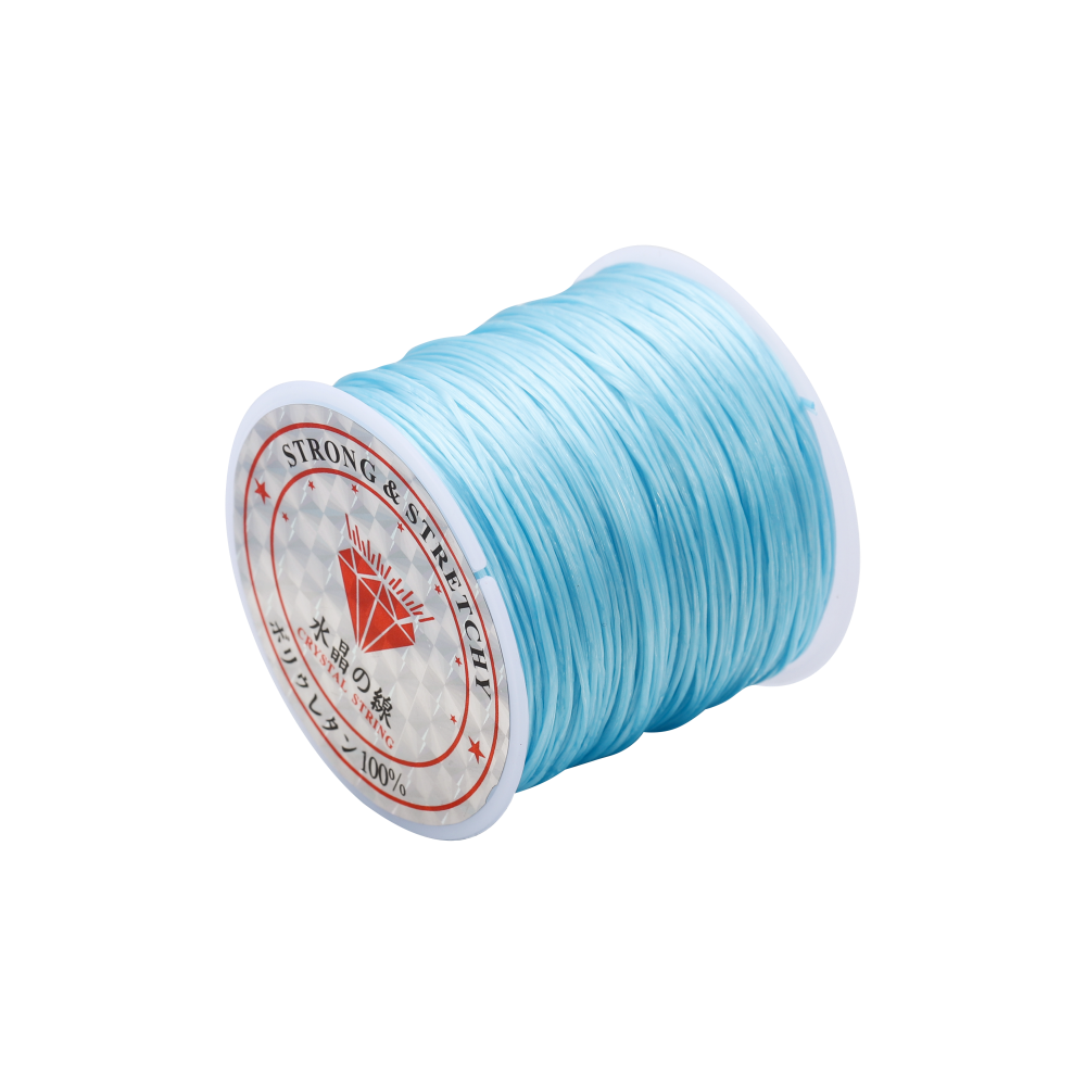 Strong Elastic Crystal Beading Cord 1mm, 10-40m Roll