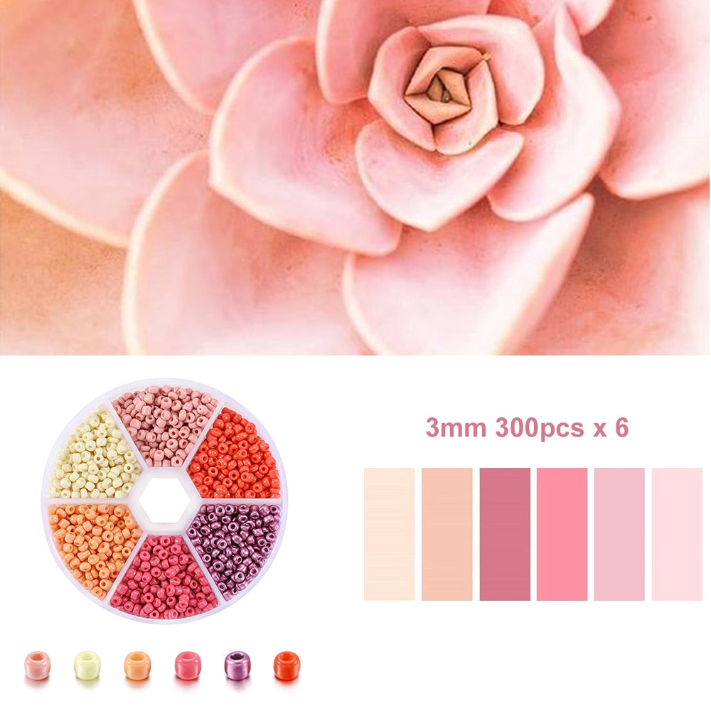 3mm Czech Glass Seed Beads Kit