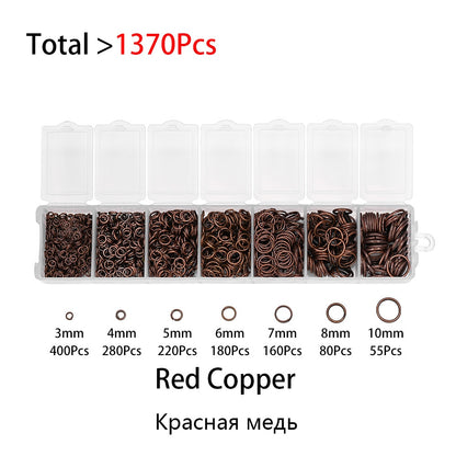 Open Jump Ring Connectors Set, 1370pcs