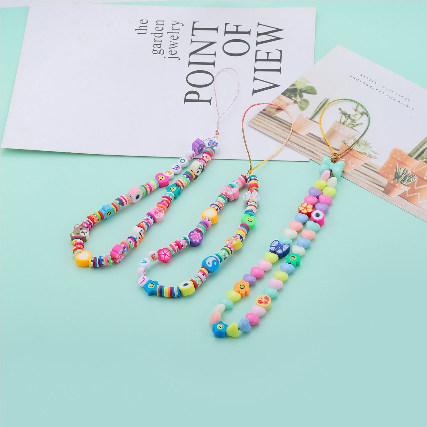 6mm Flat Round Polymer Resin Clay Beads