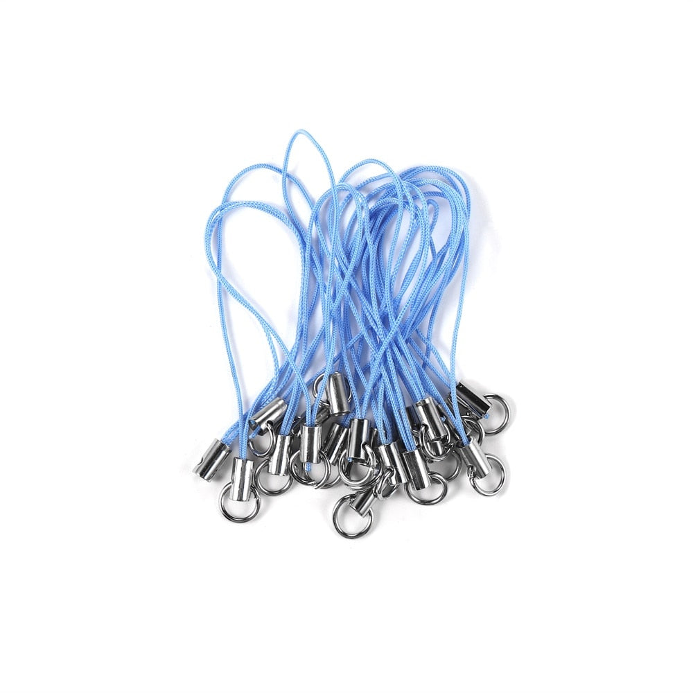 Lanyard Lariat Cord Lobster Clasp Rope Christmas Bell, 20-100Pcs
