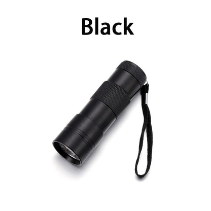 4-Color 9 LED UV Flashlight for UV Resin Curing & Adhesives