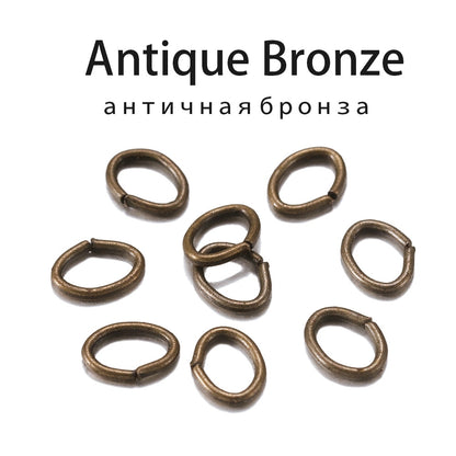 4-7mm Oval Jump Rings, 300pcs
