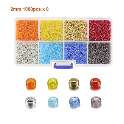 3mm Charm Beads 9000pcs Box Set