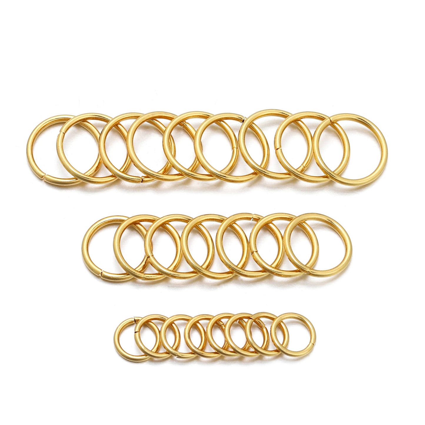 4-10mm Steel Jump Ringsб 50-200pcs