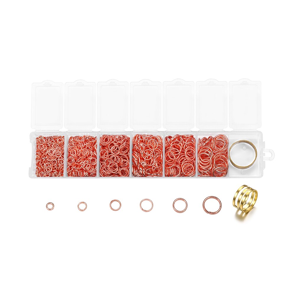 Open Jump Ring Connectors Set, 975pcs
