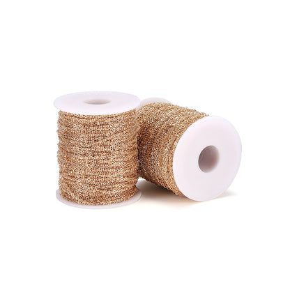 Twisted Chains Beaded Cable Link, 5 Meter