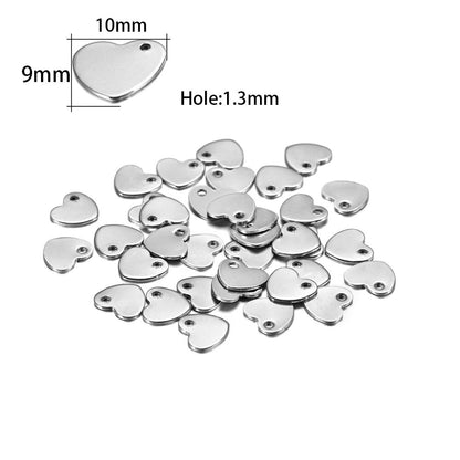 20Pcs Gold/Rose Gold Stainless Steel Charms