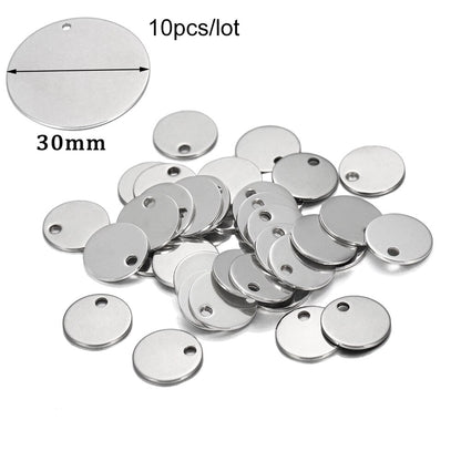 20Pcs Gold/Rose Gold Stainless Steel Charms