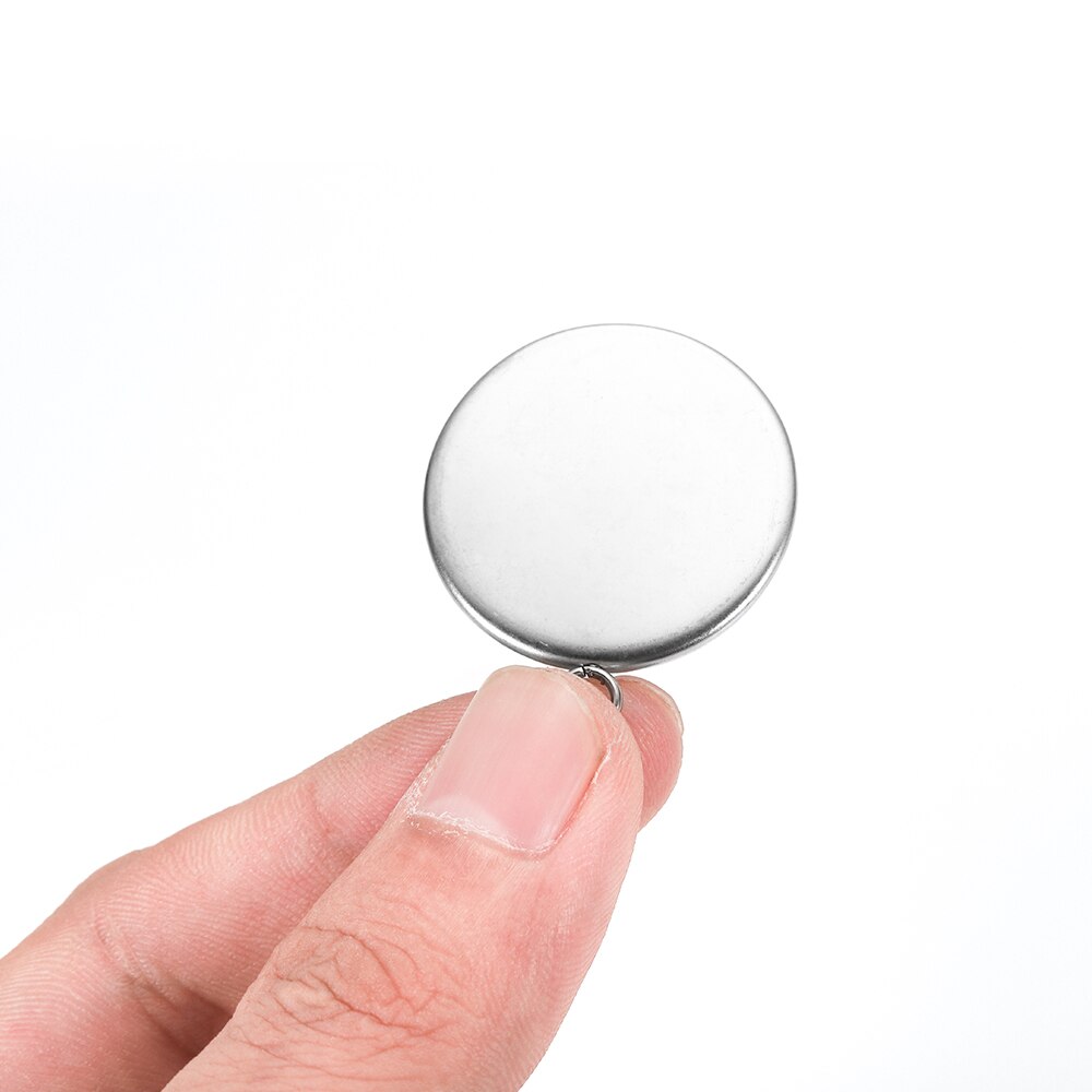 20pcs 6-25mm Stainless Steel Cabochon Base Tray