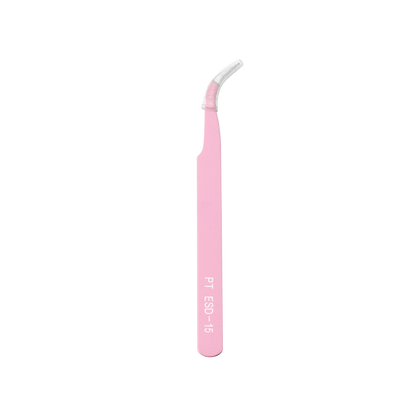 3-Color Bent Nose Tweezers, 1pc