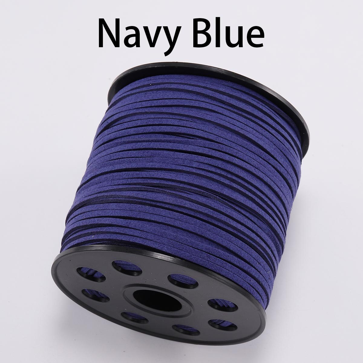 2.5 mm Flat Faux Suede Braided Cord Korean Velvet Leather, 10m lot