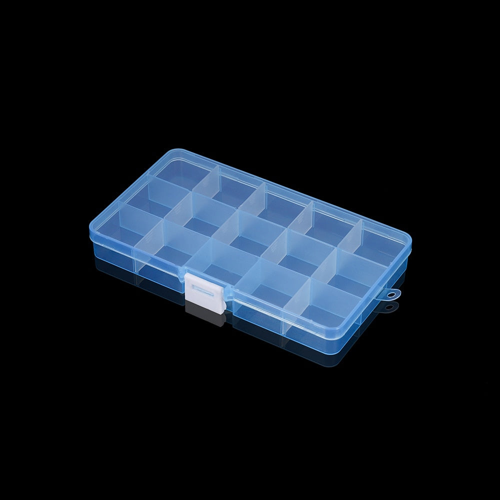 Adjustable Grids Jewelry Beads Storage Box