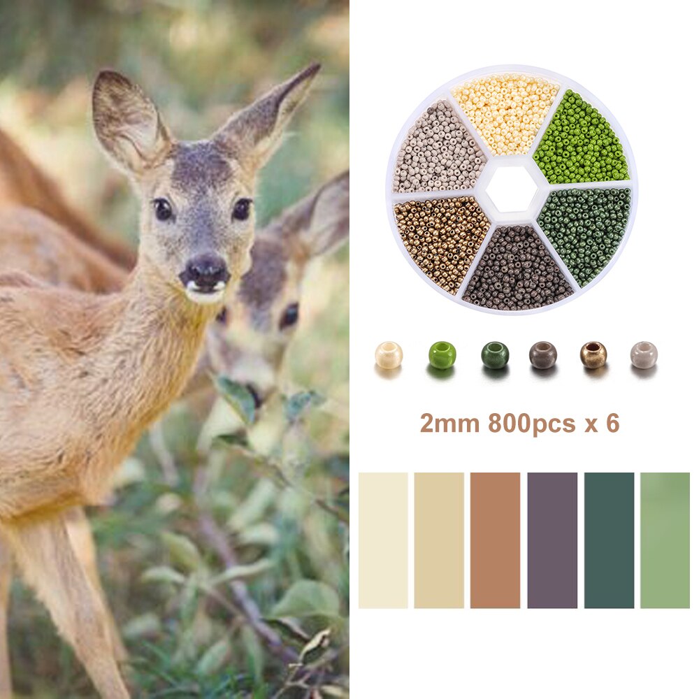 2mm Seed Beads 4800pcs Box Set