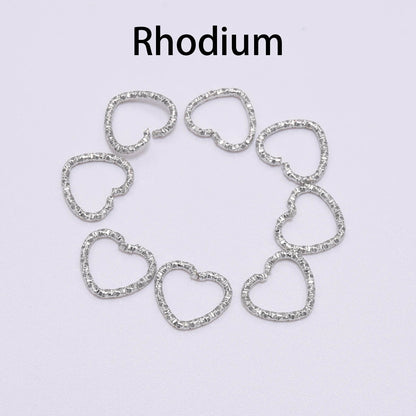 Gold Star 16.5mm Twisted Jump Rings, 50pcs