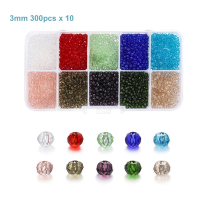 3mm Charm Beads 9000pcs Box Set
