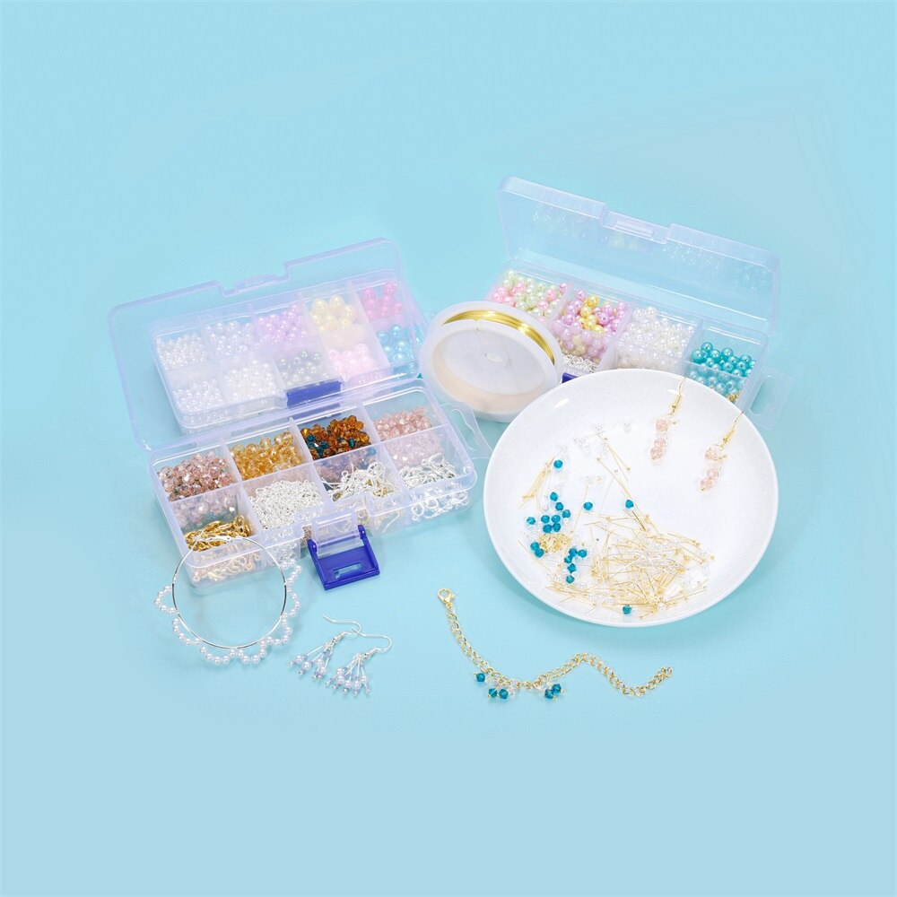 Mixed Color Beads Jewelry Making Kit