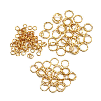 4-10mm Steel Jump Ringsб 50-200pcs