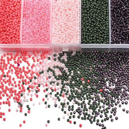 Czech Crystal Spacer Beads Set, 9000pcs