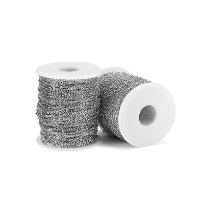 Twisted Chains Beaded Cable Link, 5 Meter