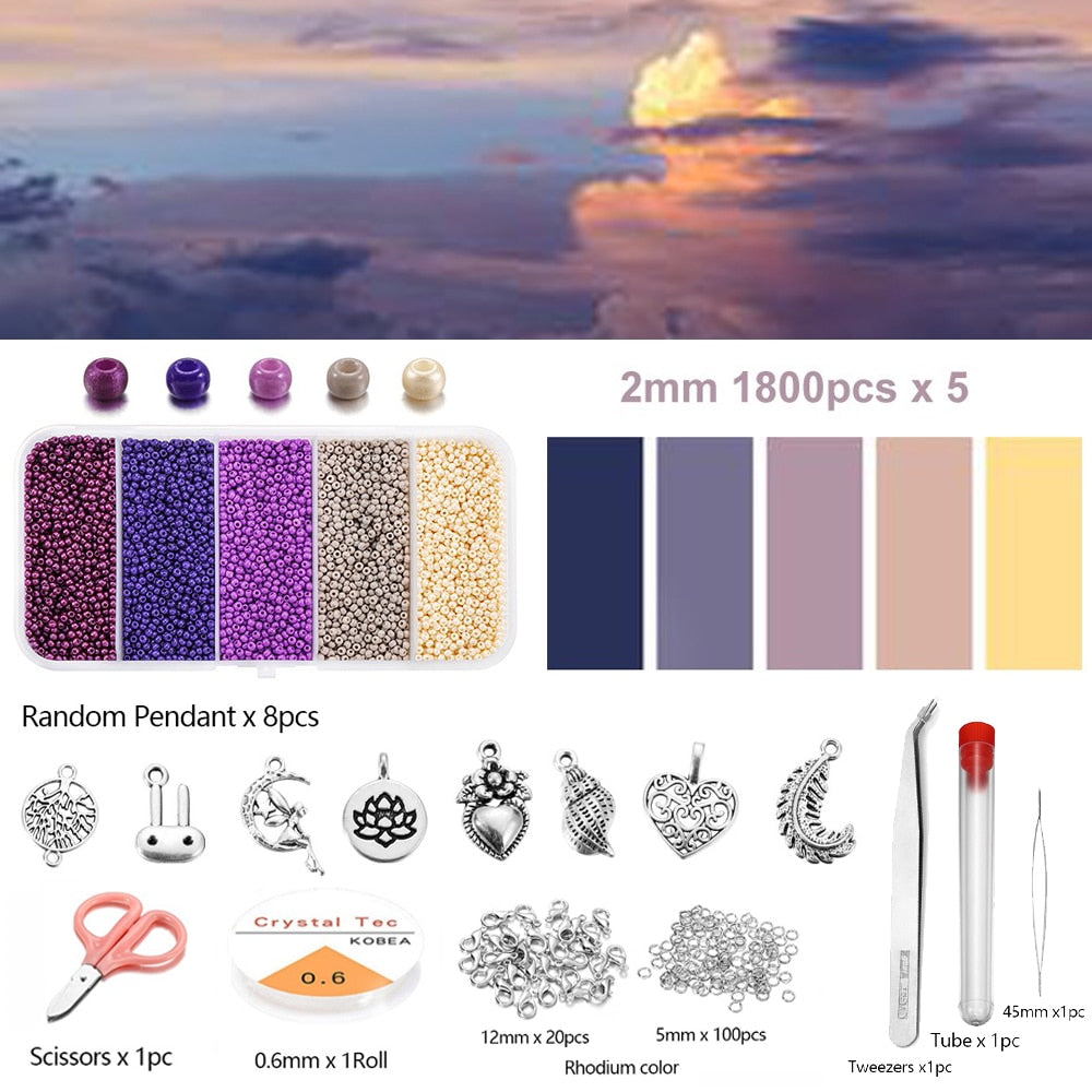 2mm Czech Seed Beads 9000pcs Box